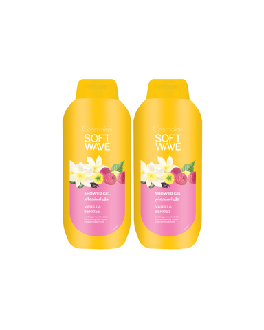 Shower Gel Vanilla Berries 650ML X2 15%