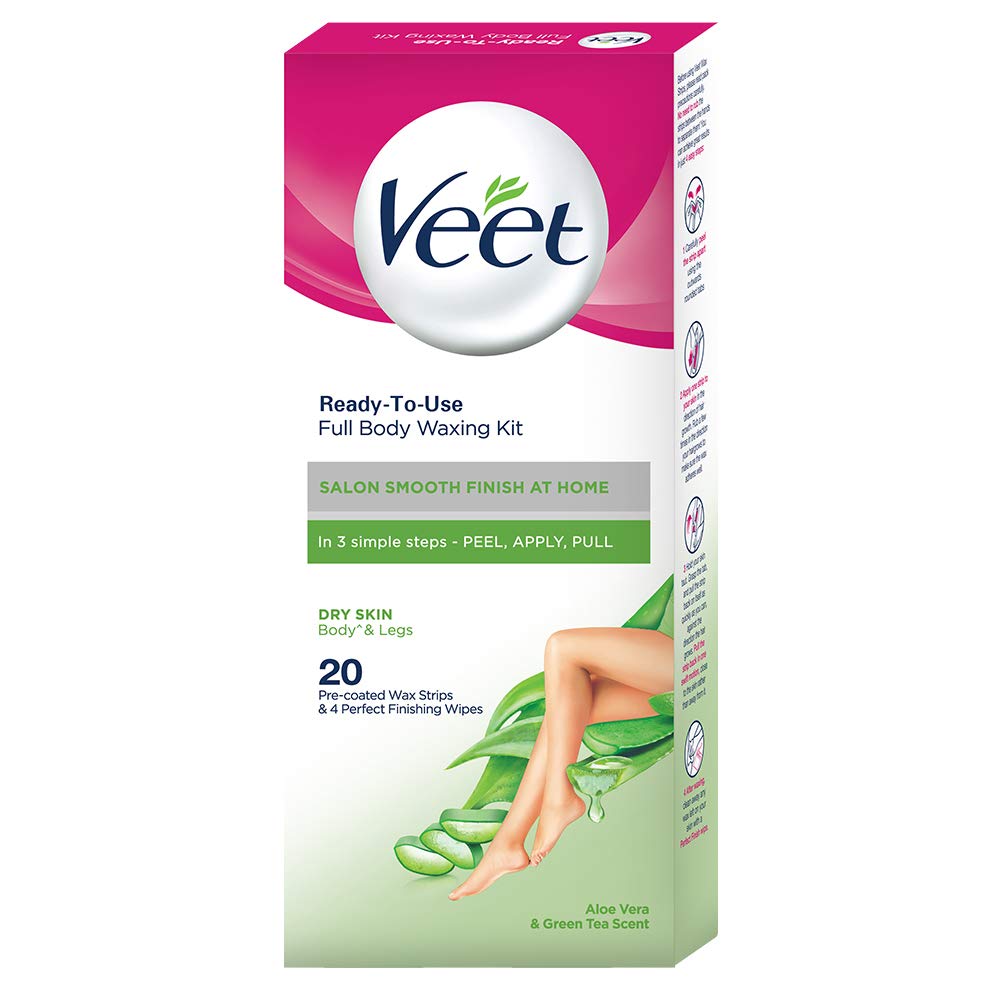 Veet Hair Remover Cold Wax Strips Dry Skin 20s