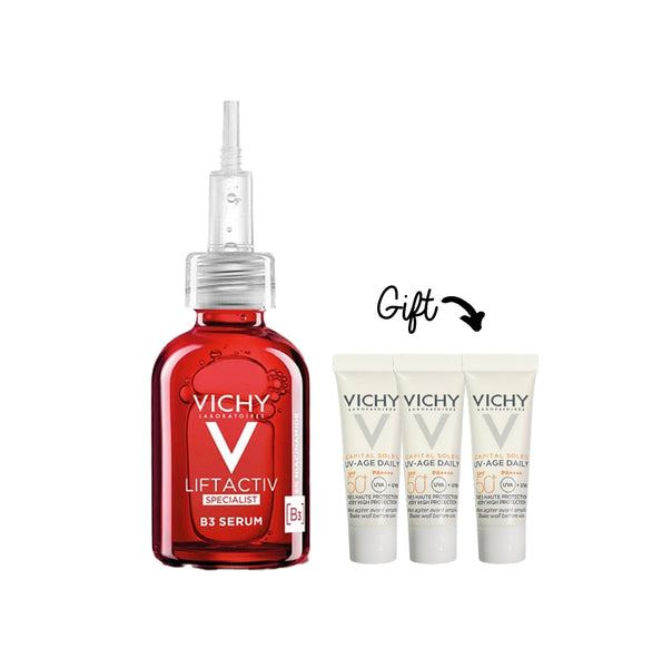 BUY LiftActiv Specialist B3 Anti Aging Serum  get 3X  3 ml  Capital Soleil UV Age SPF50+
