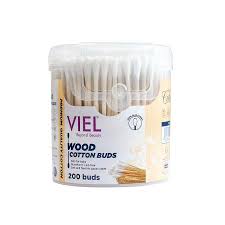 Viel WOODEN cotton buds 200 pcs per can
