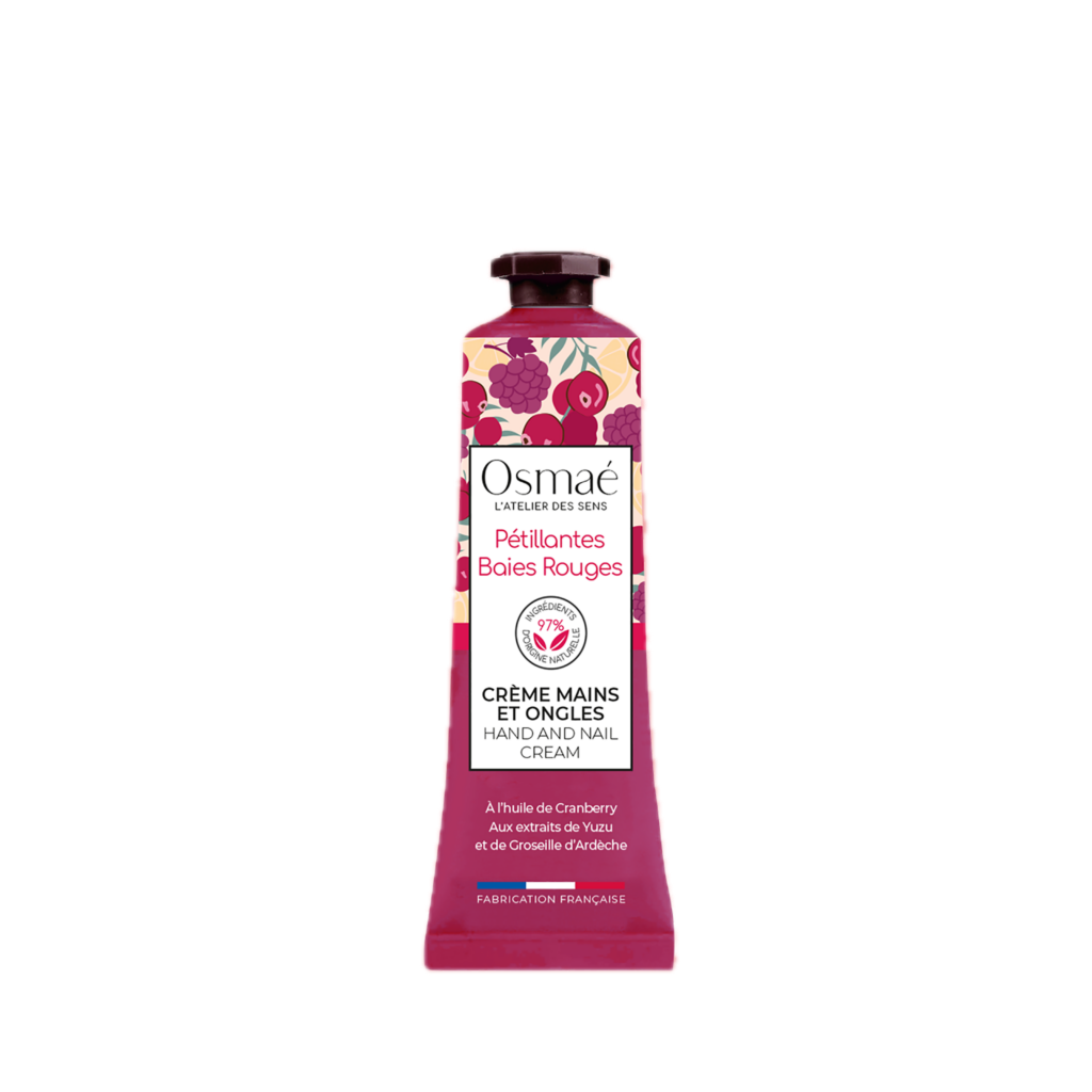 Crème Mains et Ongles Pétillantes Baies Rouges 30 ML