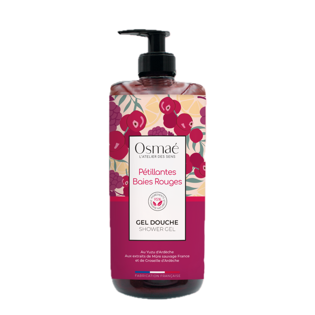 Shower Gel Pétillantes Baies Rouges 1 L