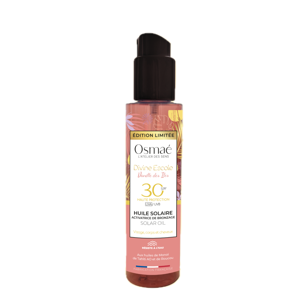 Tan-activating sun oil ISLAND VANILLA 200 ML