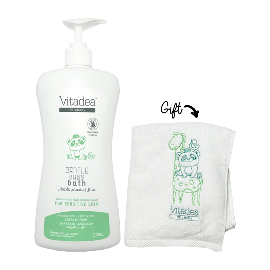 20% OFF Vitadea baby shower gel 700 ml + free towel