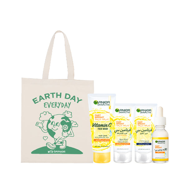 20 % OFF Fast Bright Day Cream + Night Cream + Face Wash + vitamin c serum 30 ml + tote bag