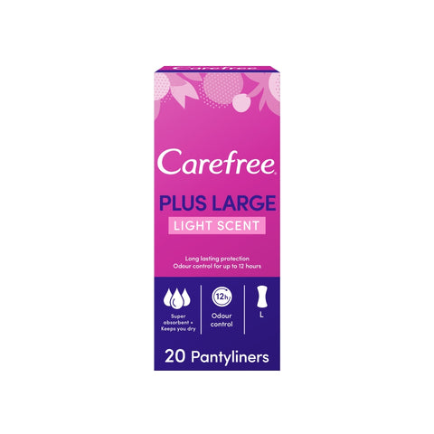 Carefree Large LIGHT SCENT 20's