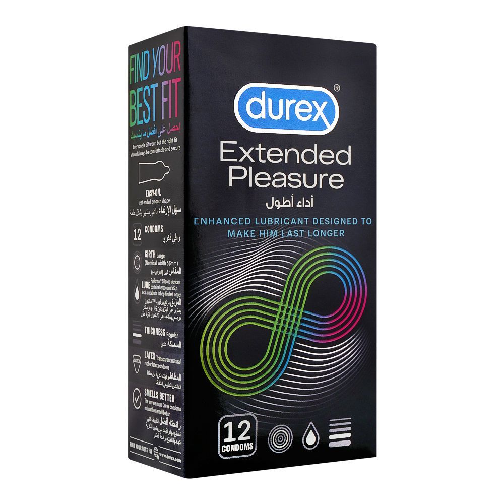 Durex Extended Pleasure 3-12-20 Pack