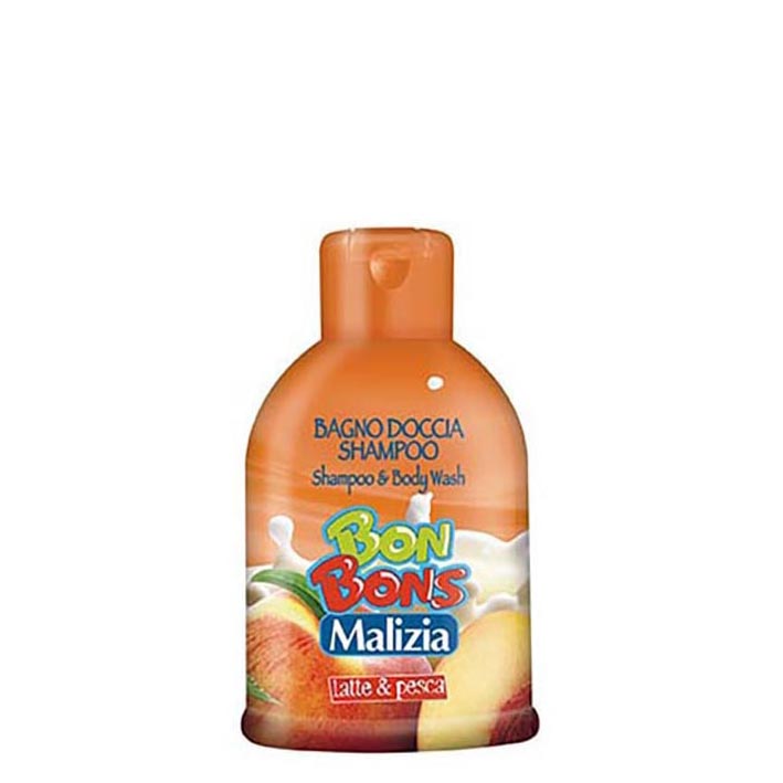 Malizia BonBons Milk and Peach Shampoo and Body Wash