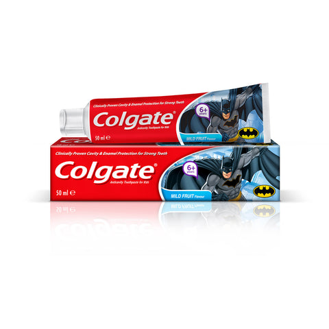 Colgate Kids Boys Fluoride  6+ Batman Toothpaste, 50ml