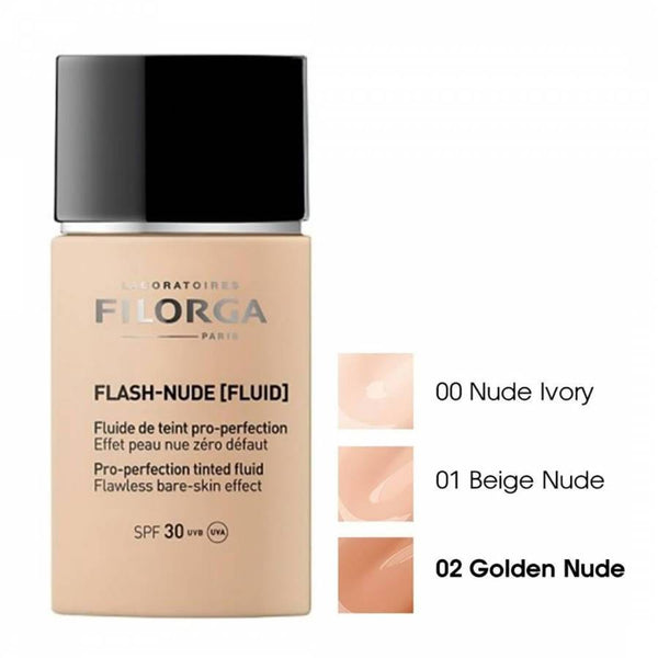 Flash Nude Pro-perfection tinted fluid [UVA + UVB] 30ML, 3 Shades