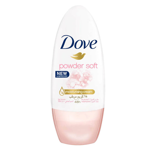 Dove Powder Soft Moisturising Cream Roll On 50ml