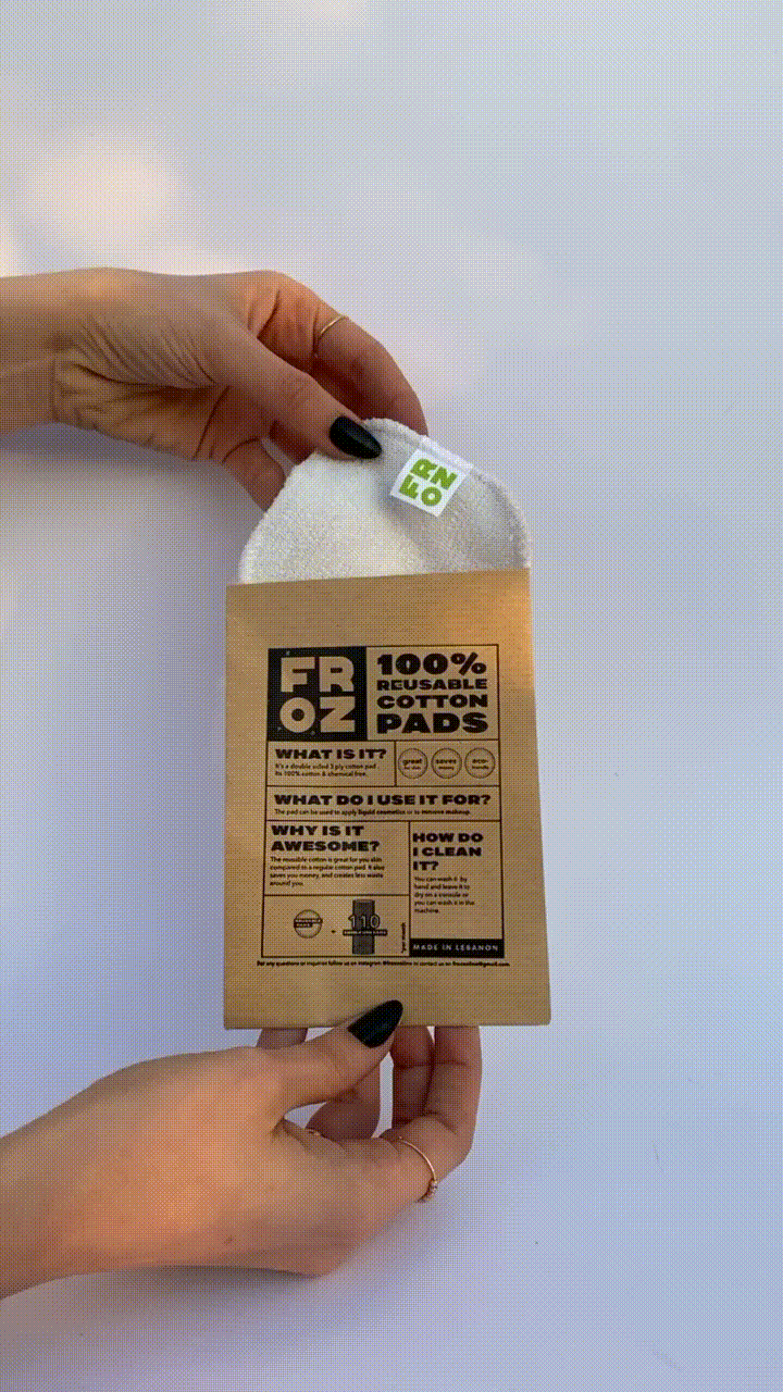Froz Facial Reusable Cotton Pads