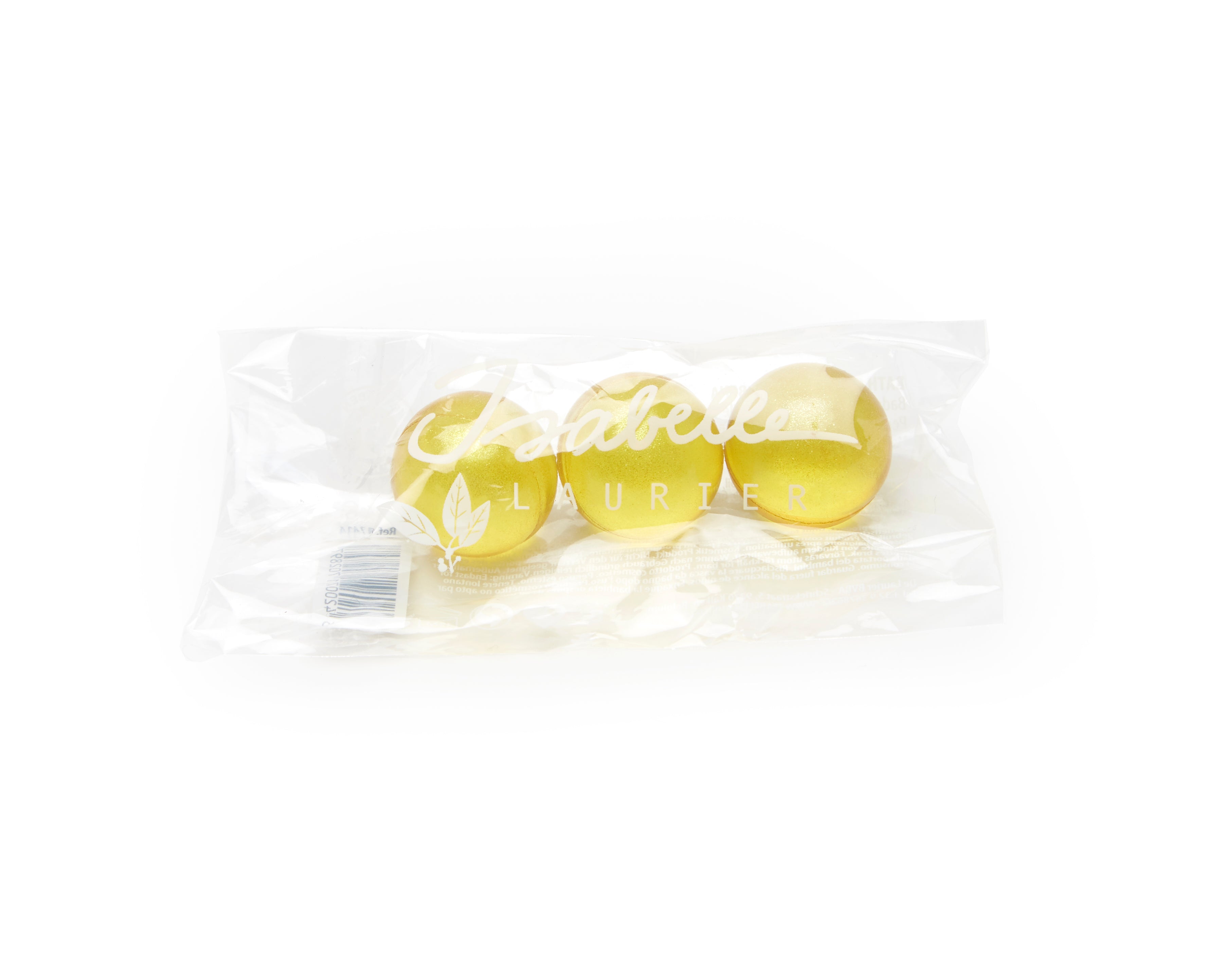 3 YELLOW BATH OIL PEARLS – VERBENA - 3 x 4G