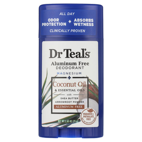 Dr Teal's Coconut Deodorant, 2.65 oz