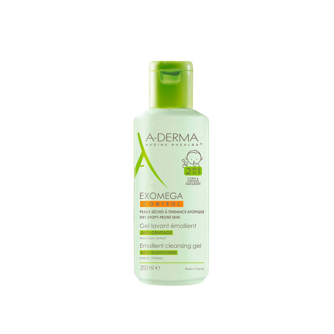 A-Derma Exomega Control Emollient Cleansing Gel - Sohaticare