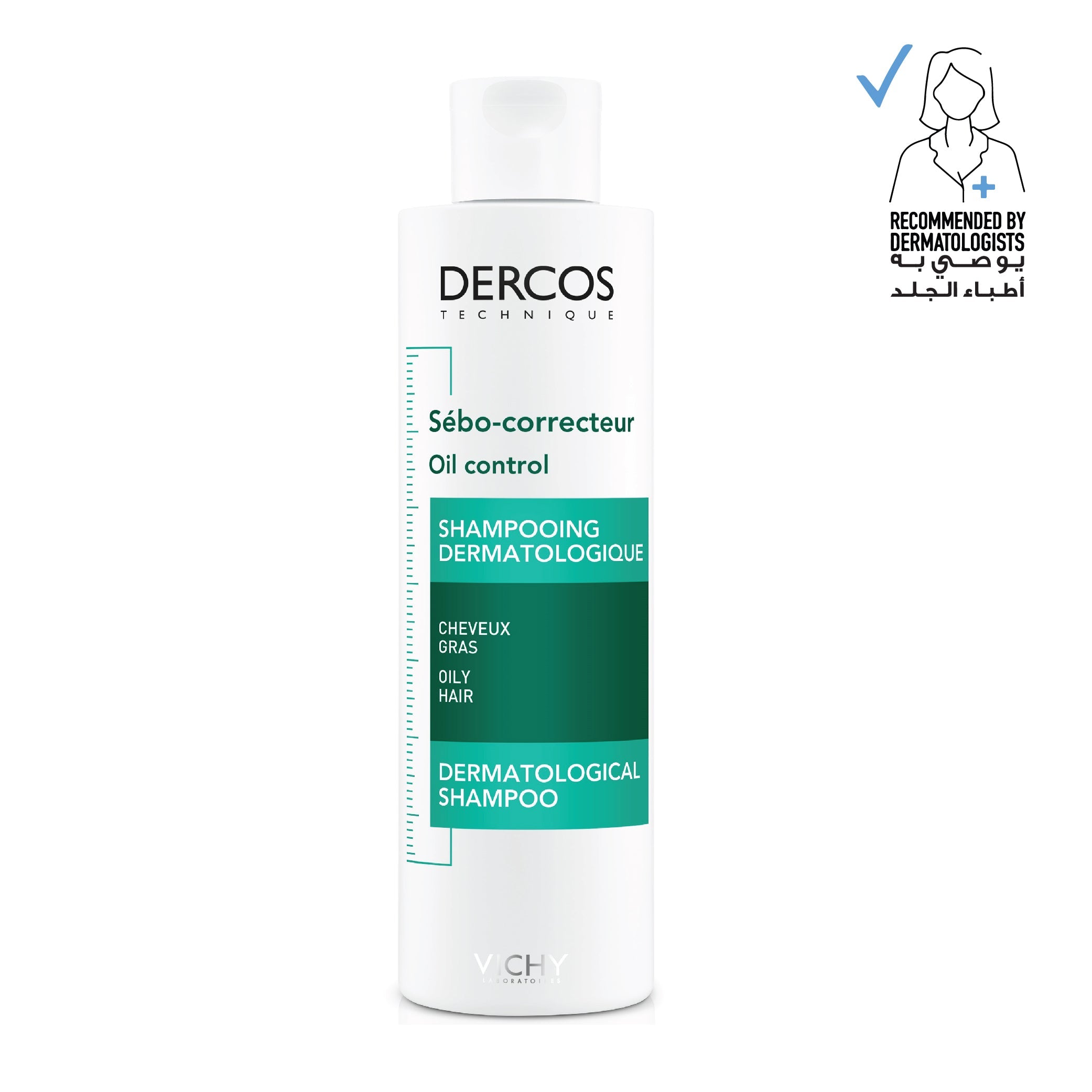 Dercos Oil Control Treatment Shampoo 200ML