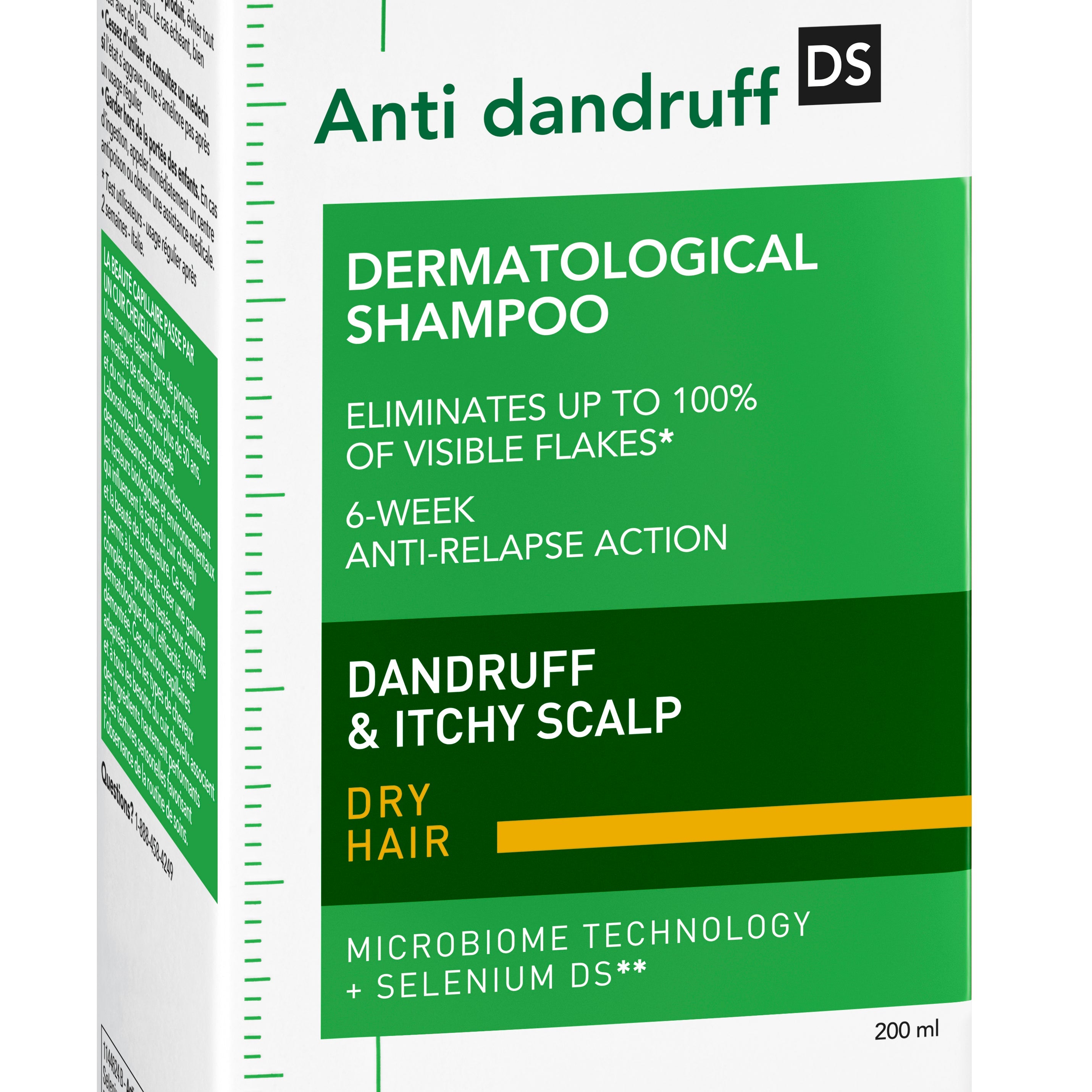Dercos Anti-Dandruff Shampoo For Dry Hair 200ML
