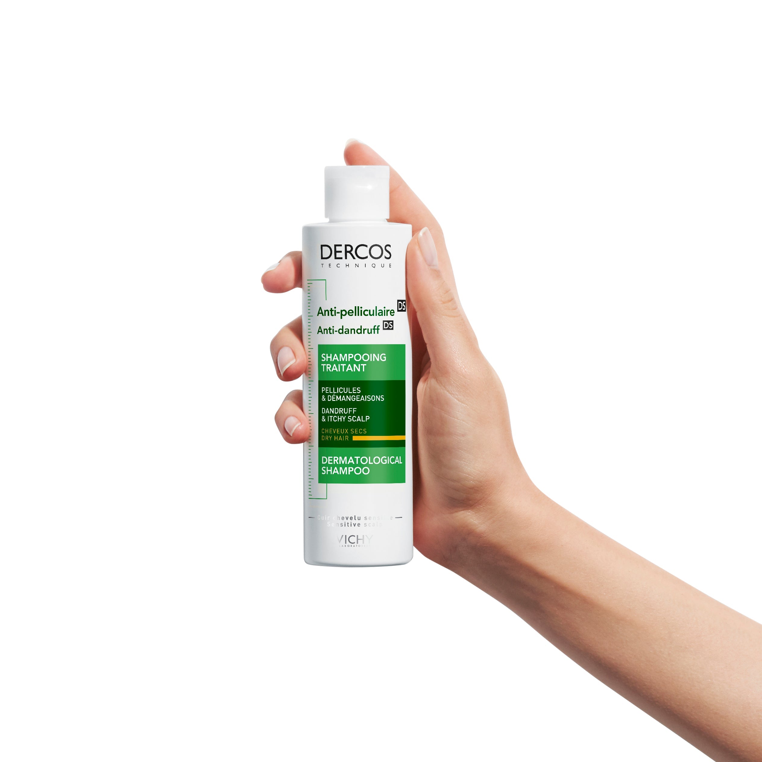 Vichy Dercos Anti Dandruff Shampoo for Dry hair for Men & Women 200ml