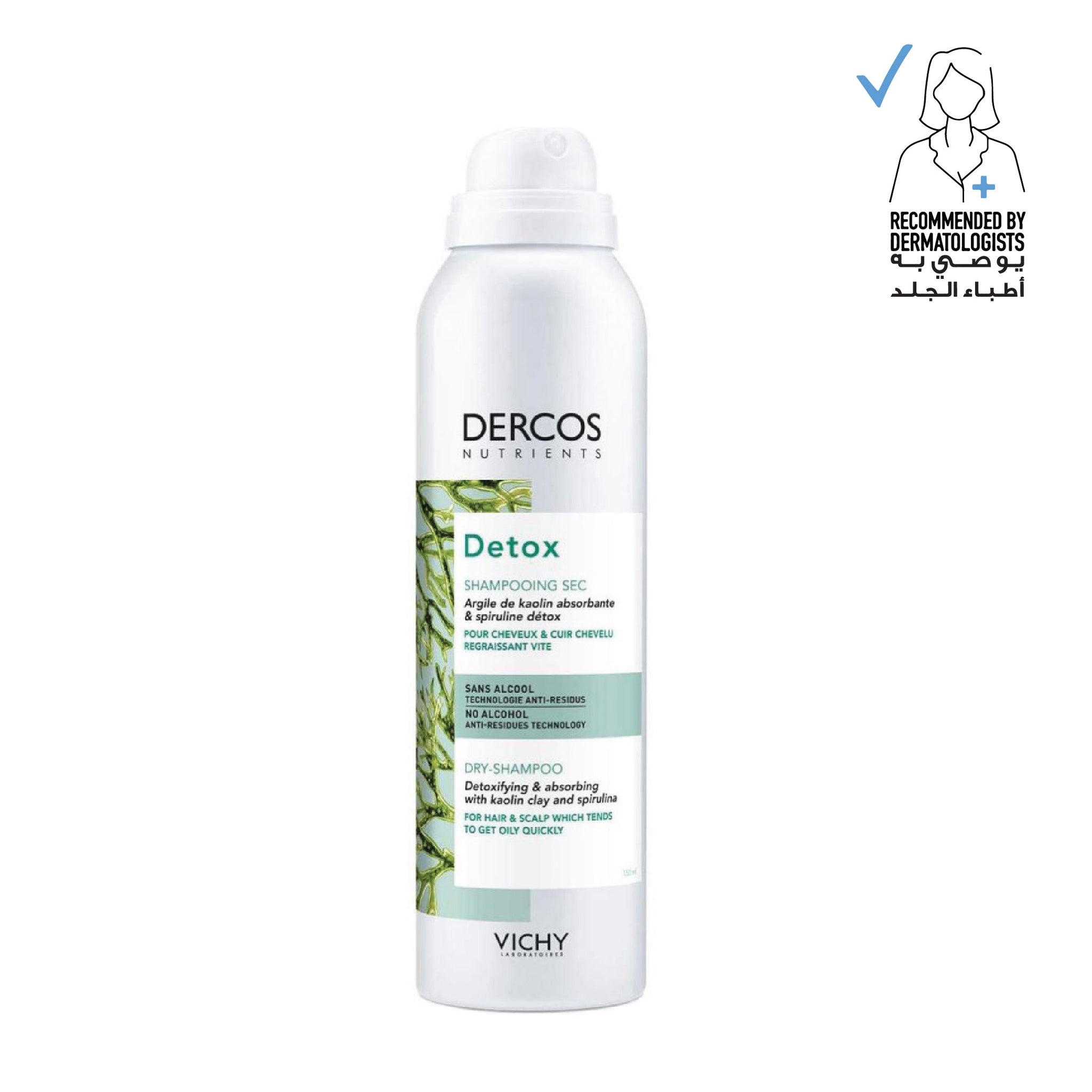 Dercos Nutrients Detox Dry Shampoo 150ML