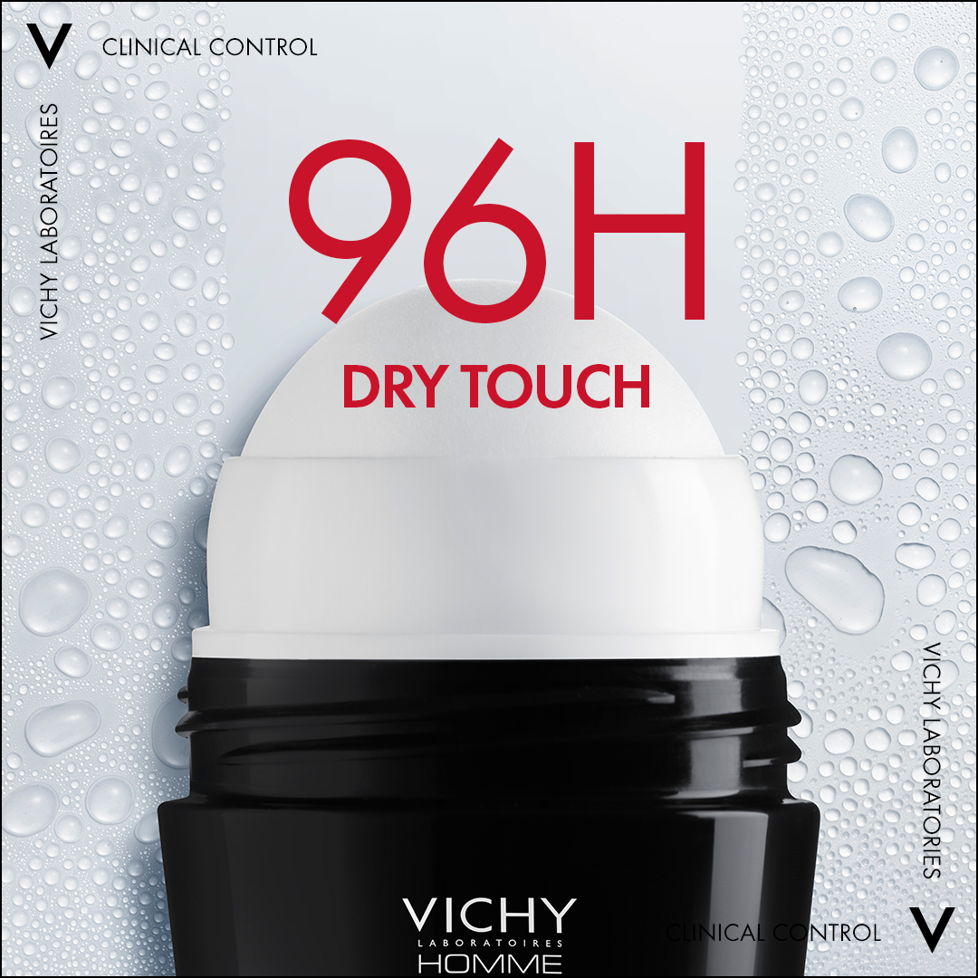 Vichy 96 Hour Clinical Control Deodorant For Men 50ml
