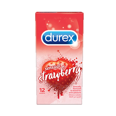 DUREX sensual strawberry 12pack