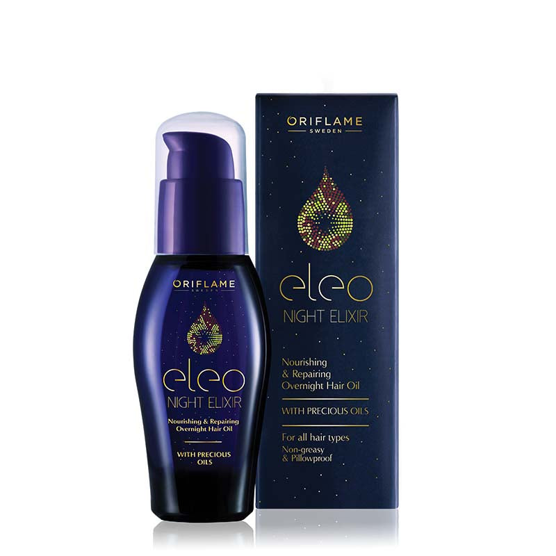 Eleo Night Elixir Nourishing and Repairing Overnight Hair Oil