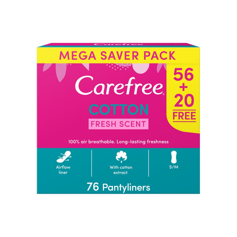 Carefree Normal Cotton Fresh Megapack (56+20)'s