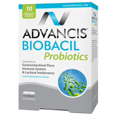 BIOBACIL - Probiotic Tablets 20 Capsules