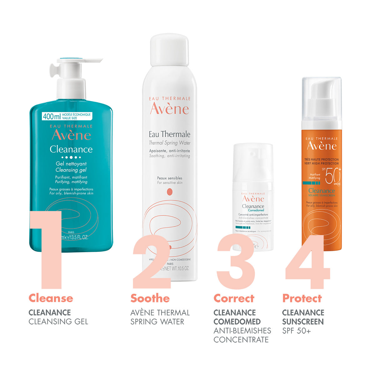 Avene Cleanance Acne Cleanser Gel for Oily Skin