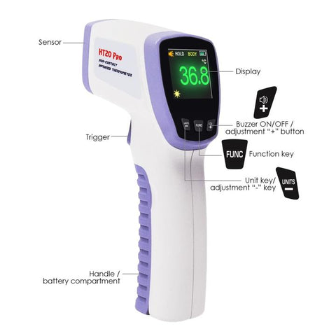 Digital Infrared Contact-less Thermometer HT20