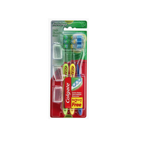 Colgate Twister Medium Toothbrush Multipack - 3Pk