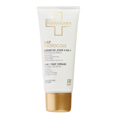 DAY PROTOCOLE - 4 in 1 Day Cream Global Action Dry Skin SPF 50