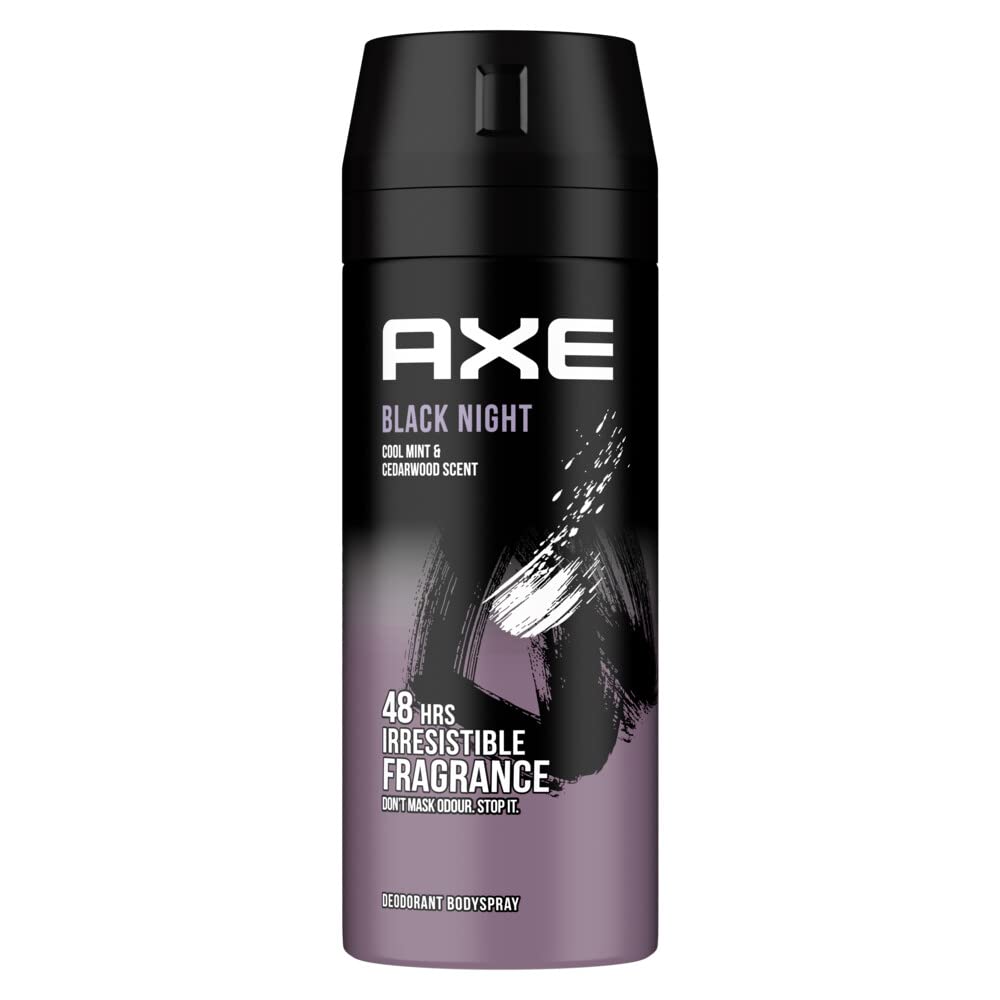 Axe Black Night Deodorant and Body Spray for Men, 150 ml