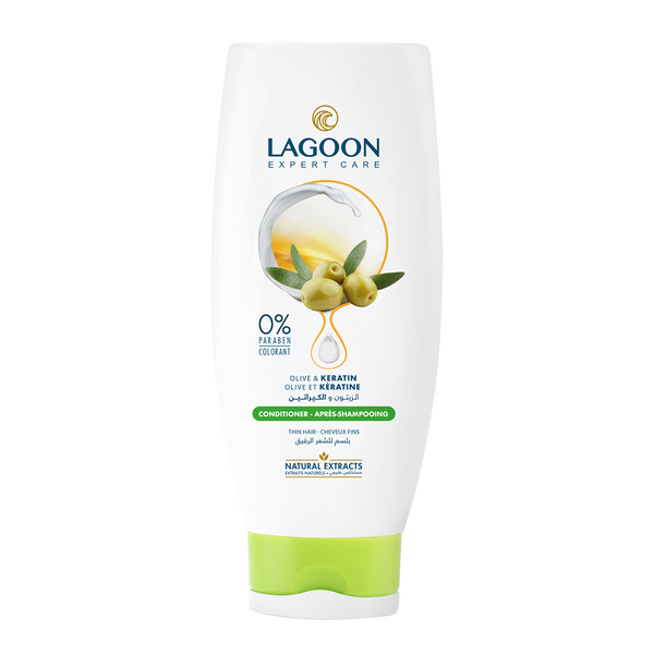 Lagoon Natural Extracts Conditioner for Thin Hair - Olive & Keratin