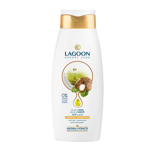 Lagoon Natural Extracts Shampoo for Silky Hair - Olive & Shea