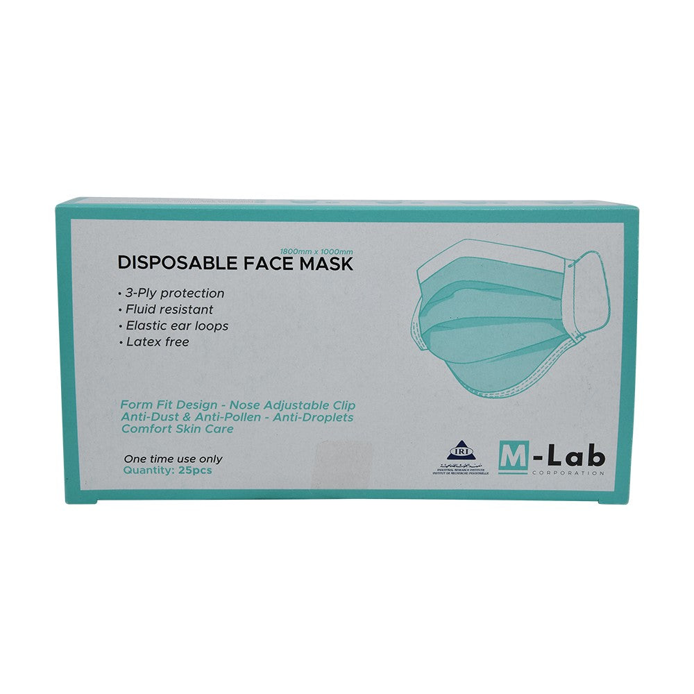 Lab Disposable Mask M-Lab Disposable Face Mask 3Ply Type 2 - Sohati Care