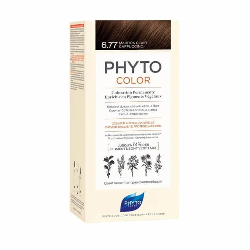 saydaliati_PHYTO_NEW PHYTOCOLOR 6.77 Light Brown Cappuccino_Hair Color