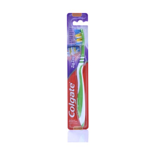 Colgate Zigzag Flexible+Tongue Cleaner Soft Toothbrush