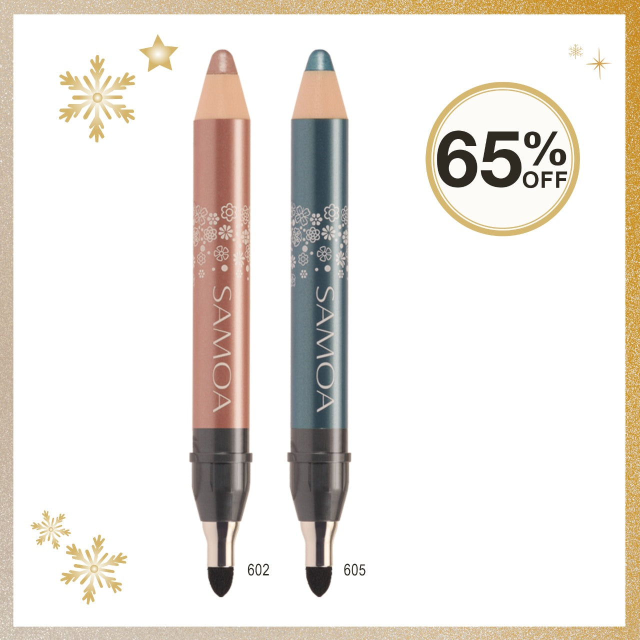 Samoa Duo Pure Kiss Silky EyeShadow (602 & 605) -65% OFF
