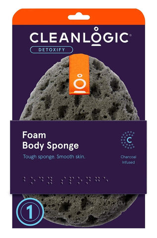 Detoxify Charcoal Foam Body Sponge