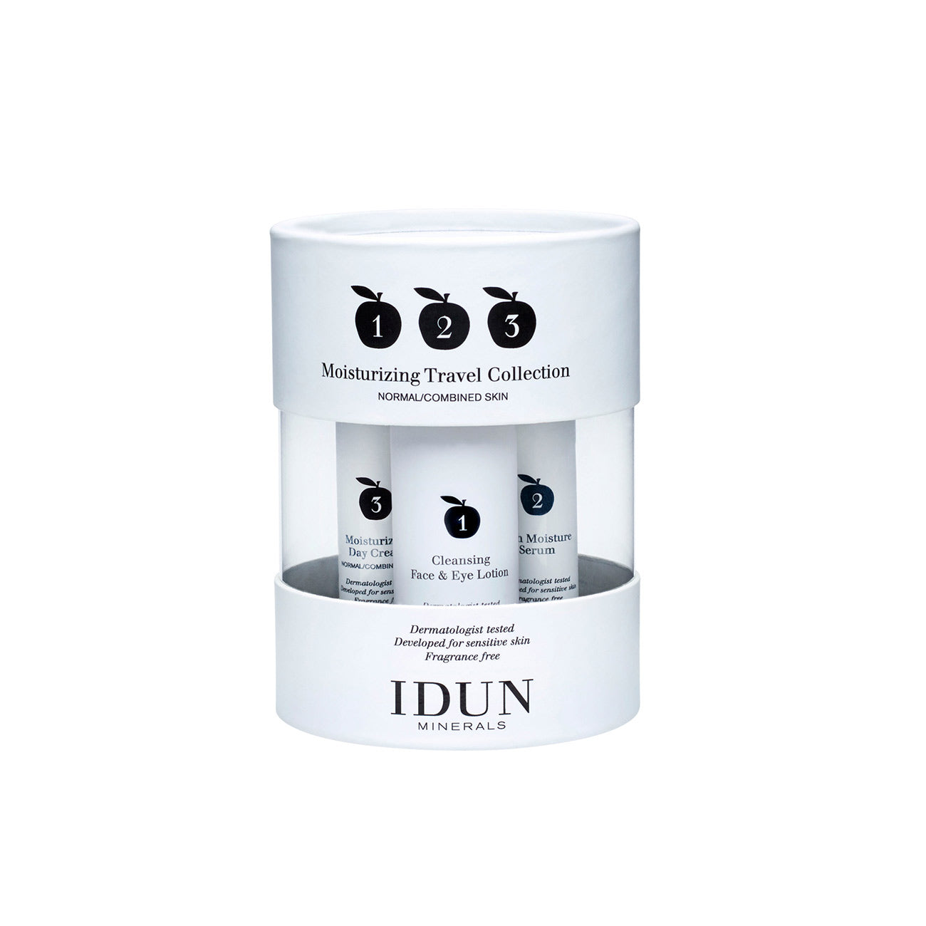 IDUN Skincare travel set