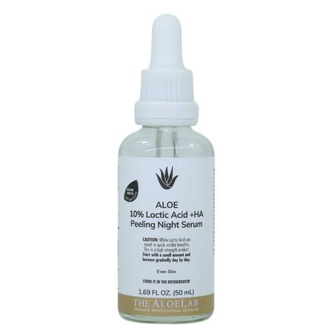 The Aloelab, Even-Skin, Aloe 10% Lactic Acid Peeling Night Serum 50ml