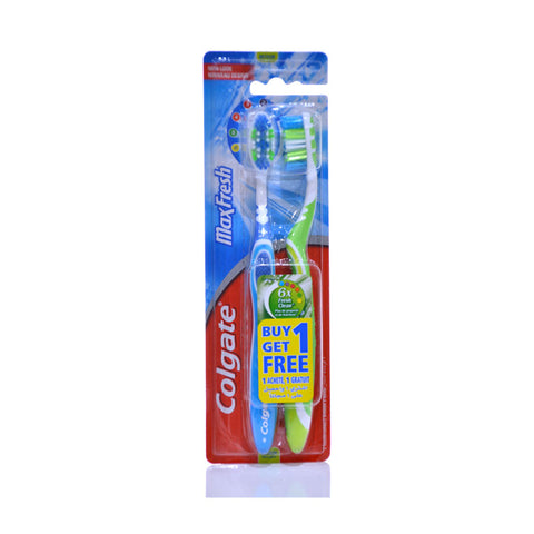 Colgate Maxfresh Medium Multipack Toothbrush  - 2pk