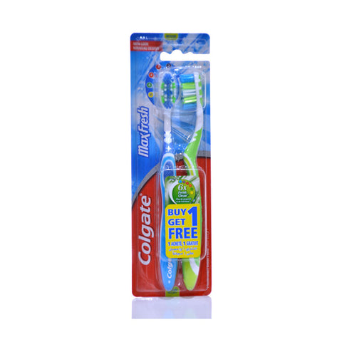 Colgate Maxfresh Medium Multipack Toothbrush - 2pk - Sohati Care