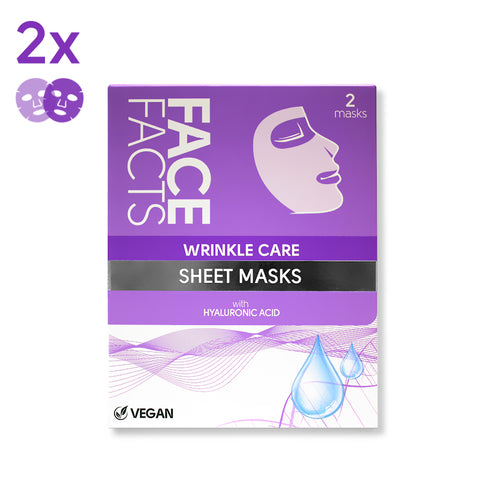 2x Wrinkle Care Sheet Mask