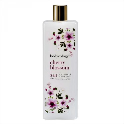 Bodycology Cherry Blossom Peeling – 297 Ml, Mit Zuckerkristallen & Sheabutter Für Weiche Haut