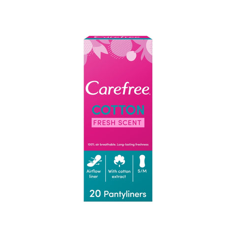 Carefree Normal Cotton FRESH SCENT 20's