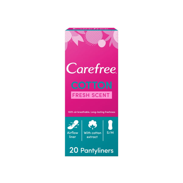 Carefree Normal Cotton FRESH SCENT 20's