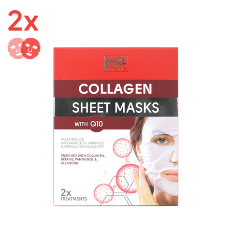 2x Collagen & Q10 Sheet Mask