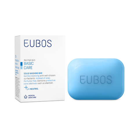 Eubos Solid Washing Bar Blue - Perfume Free